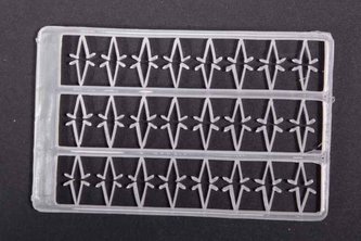 Rybářské stopery V na boilies vel.S CLEAR 2ks