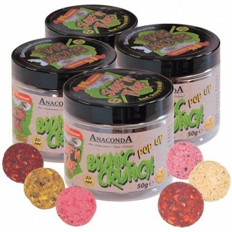 Pop up boilie Bionic Crunch 50g Příchuť Strawberry Milkshake