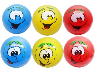 Barevná koule s obličejem 23cm MEGA CREATIVE 380062