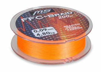 šňůra FFC-Braid 0,09 mm, 200 m, oranžová