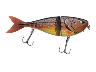 ZILLA JOINTED GLIDER 18CM BROWN TROUT
