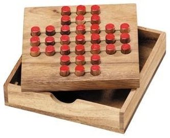 Solitaire celodřevěný na cesty