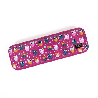 Plechový penál se sovičkami