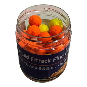 Fluo Pop-Up Boilies Squid Attack 16mm 200ml