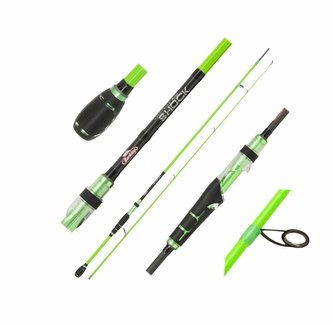 Přívlačový prut Lighting Shock Green Spin M 2,10m 10-35g