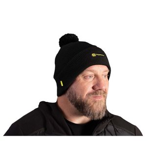 RIDGEMONKEY: Čepice APEarel Bobble Beanie Hat Black RIDGEMONKEY: Čepice APEarel Bobble Beanie Hat Black