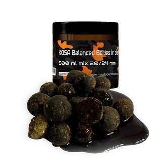 KOSA Balanced Boilies in dip 500ml mix 20/24mm