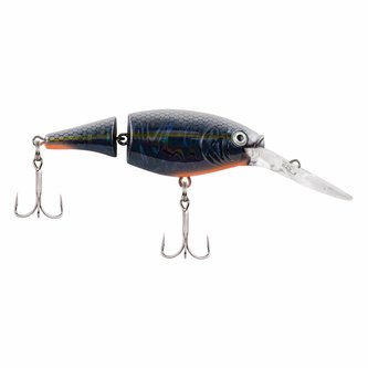 FLICKER SHAD JOINTED SLICK 5CM BLACK PEARL