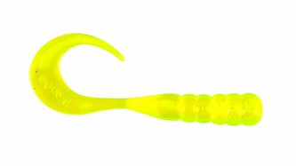 POWERBAIT® RIBBONTAIL GRUBS 8CM CHARTREUSE