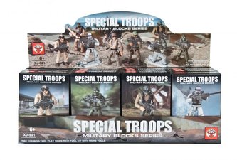 Stavební bloky 8X12X3 Military 462788 MEGA CREATIVE