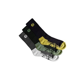 RIDGEMONKEY: Ponožky APEarel Crew Socks 3ks Velikost 44-47 (UK 10-12)