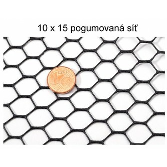 Pogumovaná síť pro podběrákovou hlavu Quick Change Zip Head 40cm, 10x15mm