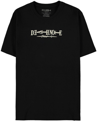Pánské tričko Death Note: Logo (L) černá bavlna