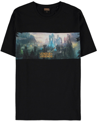 Pánské tričko League Of Legend: Summoners Rift (M) černá bavlna