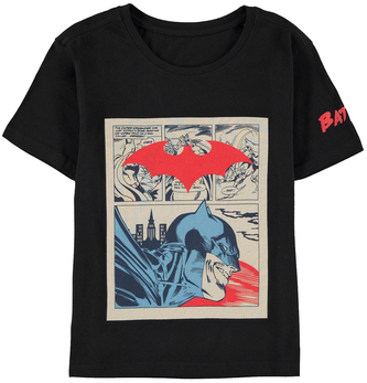 Dětské tričko DC Comics|Batman: Gotham City (158-164 cm) černá bavlna