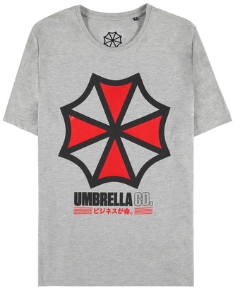 Pánské tričko Resident Evil: Umbrella Co. (M) šedá bavlna