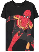 Dětské tričko Marvel|Spiderman: Integrated Suit (158-164 cm) černá bavlna