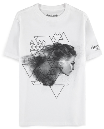 Pánské tričko Horizon Forbidden West: Aloy (XL) bílá bavlna