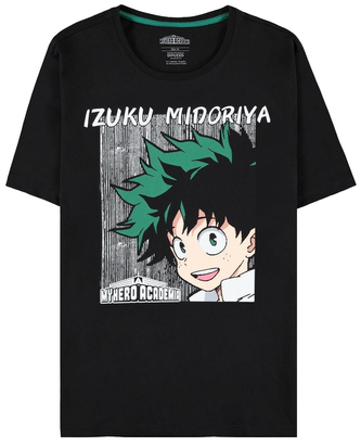 Pánské tričko My Hero Academia: Izuku Midoriya (S) černá bavlna