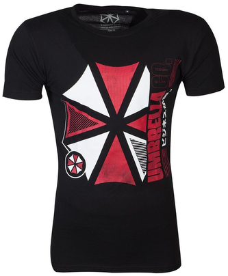 Pánské tričko Resident Evil: Umbrella Co. (S) černá bavlna