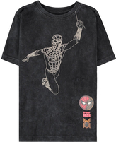 Dětské tričko Marvel|Spiderman: Flying (146-152 cm) černá bavlna