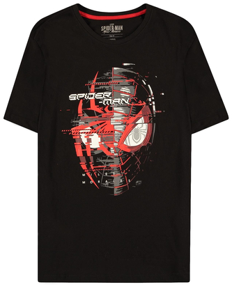 Pánské tričko Marvel|Spiderman: Miles Morales (2XL) černá bavlna