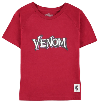 Dětské tričko Marvel|Venom: Logo (134-140 cm) červená bavlna
