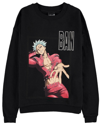 Dámský svetr The Seven Deadly Sins|Sedm smrtelných hříchů: Logo (XL) černá bavlna