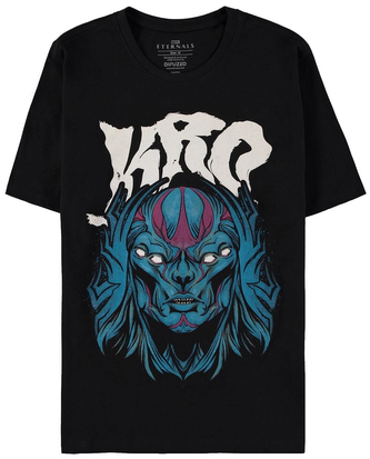 Pánské tričko Marvel|The Eternals: Kro (L) černá bavlna