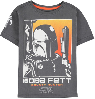 Dětské tričko Star Wars|Hvězdné války: Boba Fett The Legend (158-164 cm) šedá bavlna