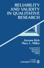 Reliability and Validity in Qualitative Research