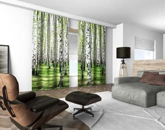 3D dekorační závěs 114V GROVE 2x160x250 cm set 2 kusy MyBestHome