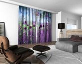 3D dekorační závěs 211V GARLIC FIELD 2x160x250 cm set 2 kusy MyBestHome