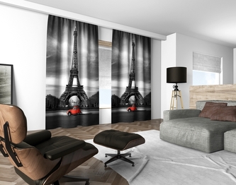 3D dekorační závěs 120V PARIS 2x155x250 cm set 2 kusy MyBestHome