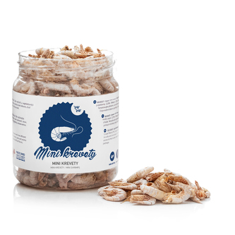 Raw Raw mrazem sušené pamlsky Mini Krevety 60g