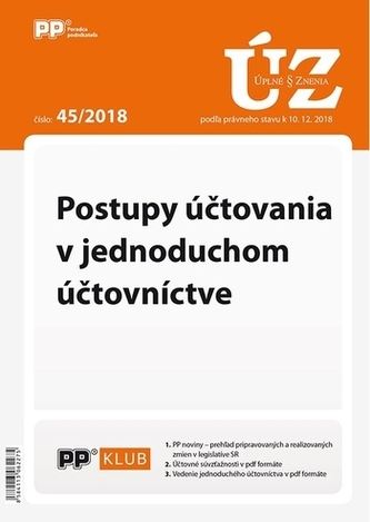 Úplne znenia zákonov 45-2018