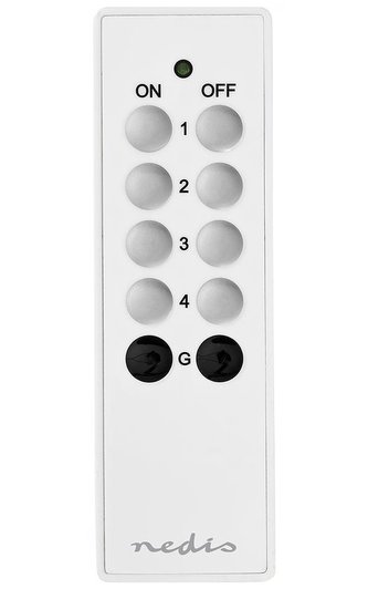 NEDIS RF chytrý dálkový ovladač/ 4 kanály/ bílý