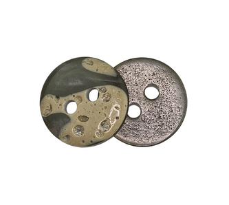 Knoflík - hnědobéžový - prům. 13 mm