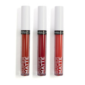 Revolution Sada tekutých rtěnek Relove Supermatte Liquid Heat (Lip Set) 3 x 4 ml woman