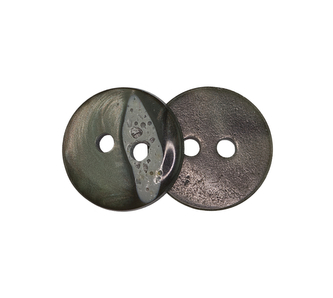 Knoflík - černošedý - prům. 13 mm