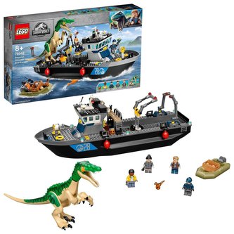 LEGO JURASIC WORLD 76942 Útěk baryonyxe z lodě