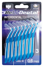 Rebi-Dental Mezizubní kartáčky 0,6 mm 8 ks