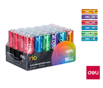 Baterie alkalická AAA mikrotužková LR03 4ks RIO DELI E82903