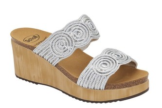 Scholl Zdravotní obuv SABAUDIA 2 STRAPS Silver 41