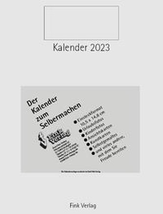 Kalender zum Selbermachen 2023