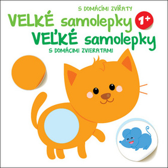 Veľké samolepky s domácimi zvieratami Mačka