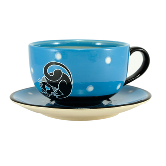 Šálek s podšálkem Kočka, 330 ml