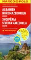 MARCO POLO Länderkarte Albanien, Nordmazedonien 1:500 000