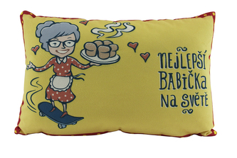 Home Elements polštář Nejlepší Babička 40 x 25 cm