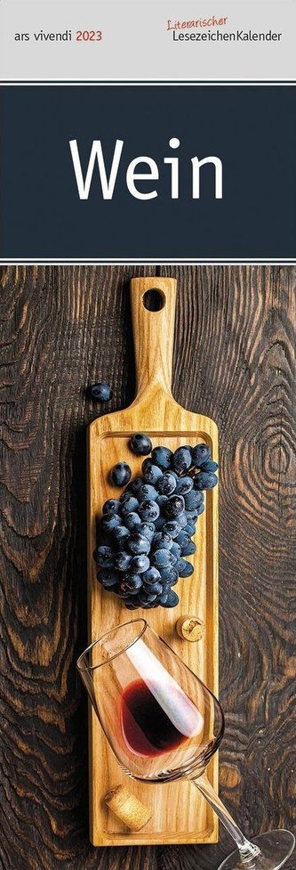 Lesezeichenkalender Wein 2023